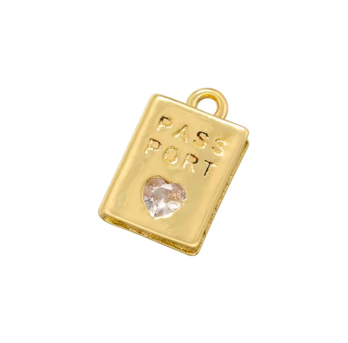 Small passport Charm