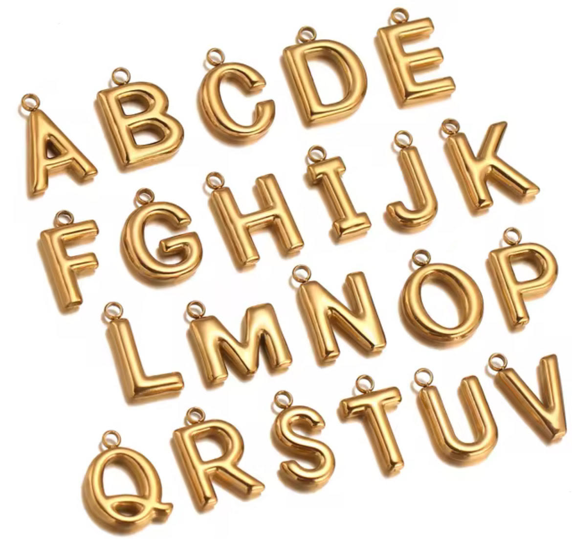 Medium Bubble Letter Charm