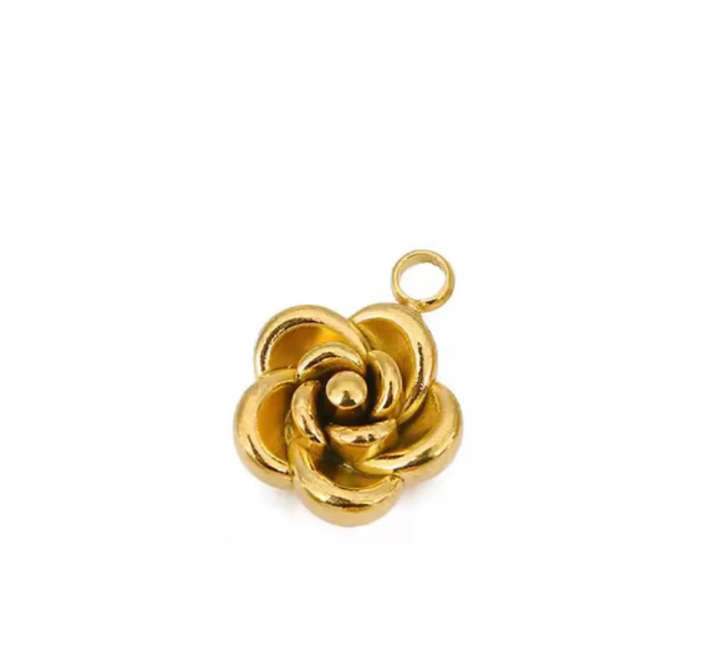 Small Rose Bud I Gold