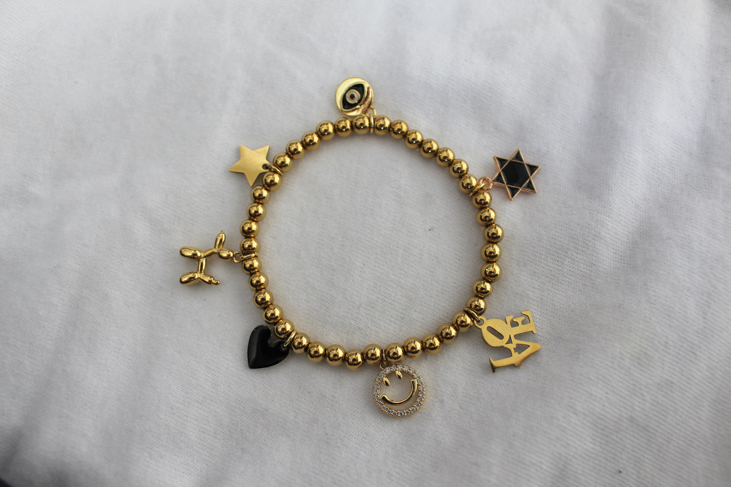 Ball Chain Stretch Charm Bracelet I Customize me!