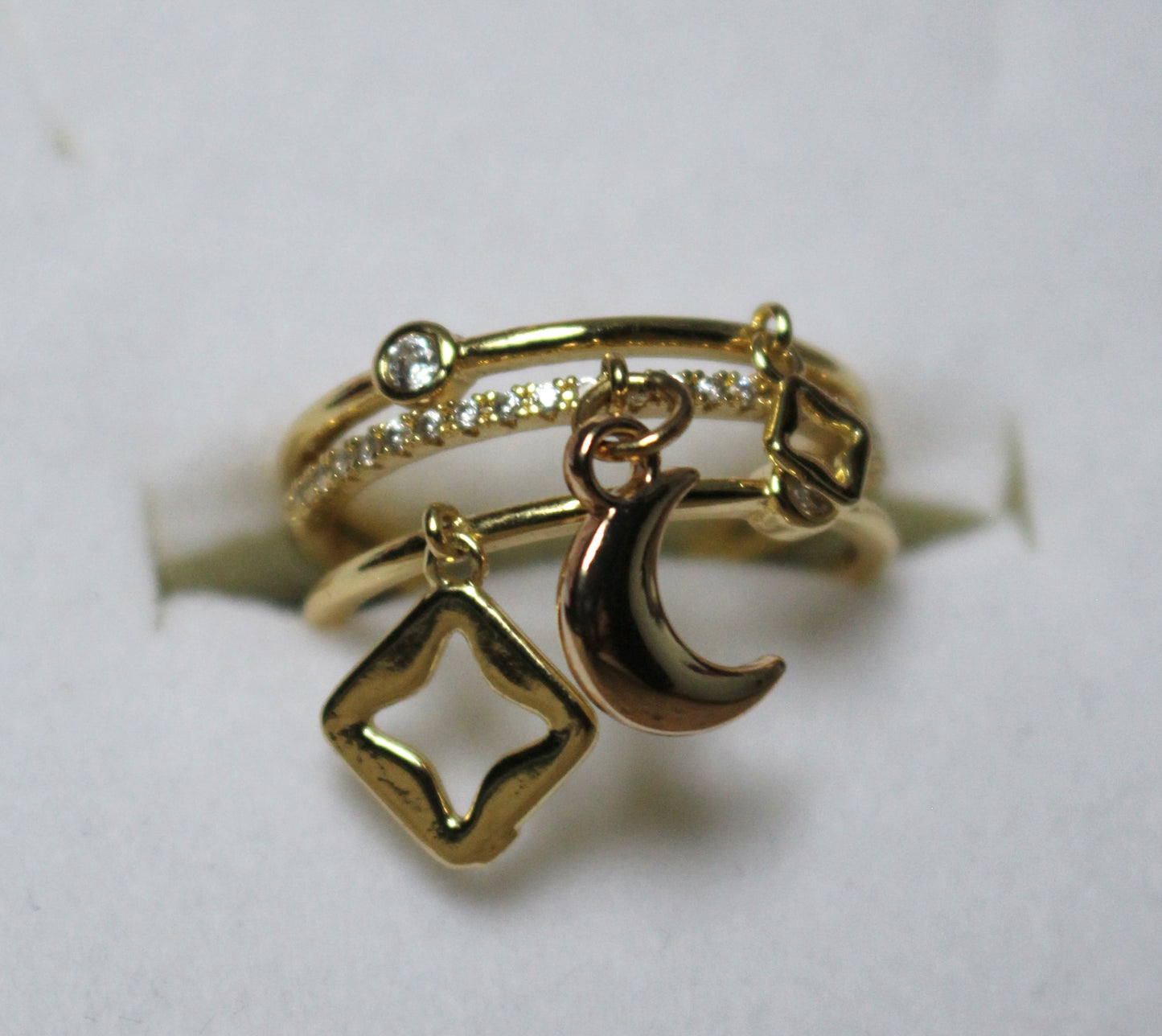 3 Link Charm Ring I Customize me!