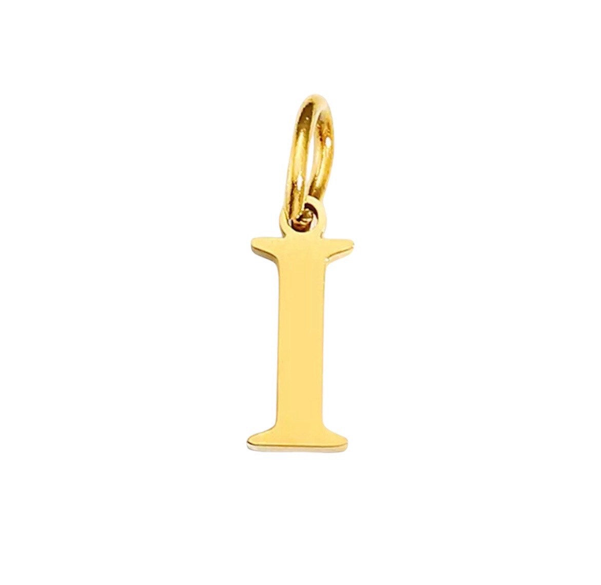 Small Block Letter Charm