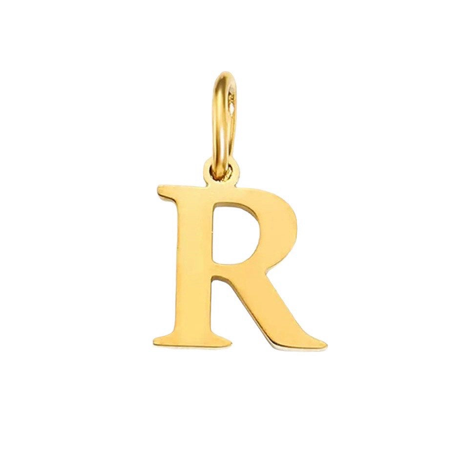 Small Block Letter Charm