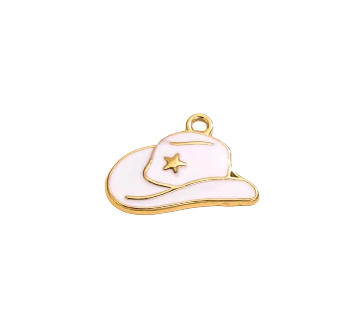 Small Cowboy Hat Charm