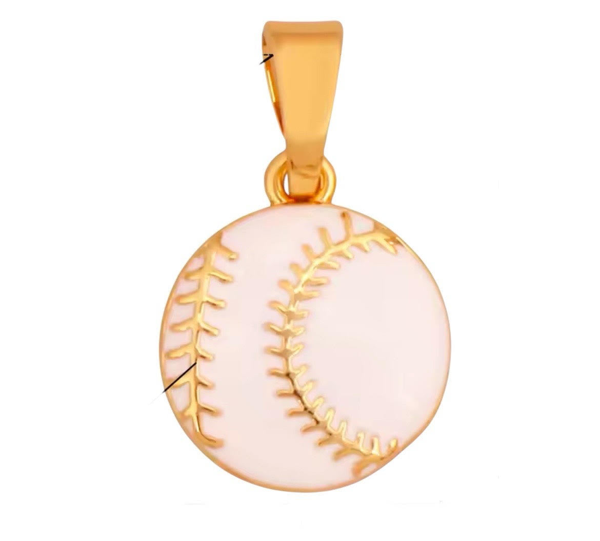 Small Baseball Charm