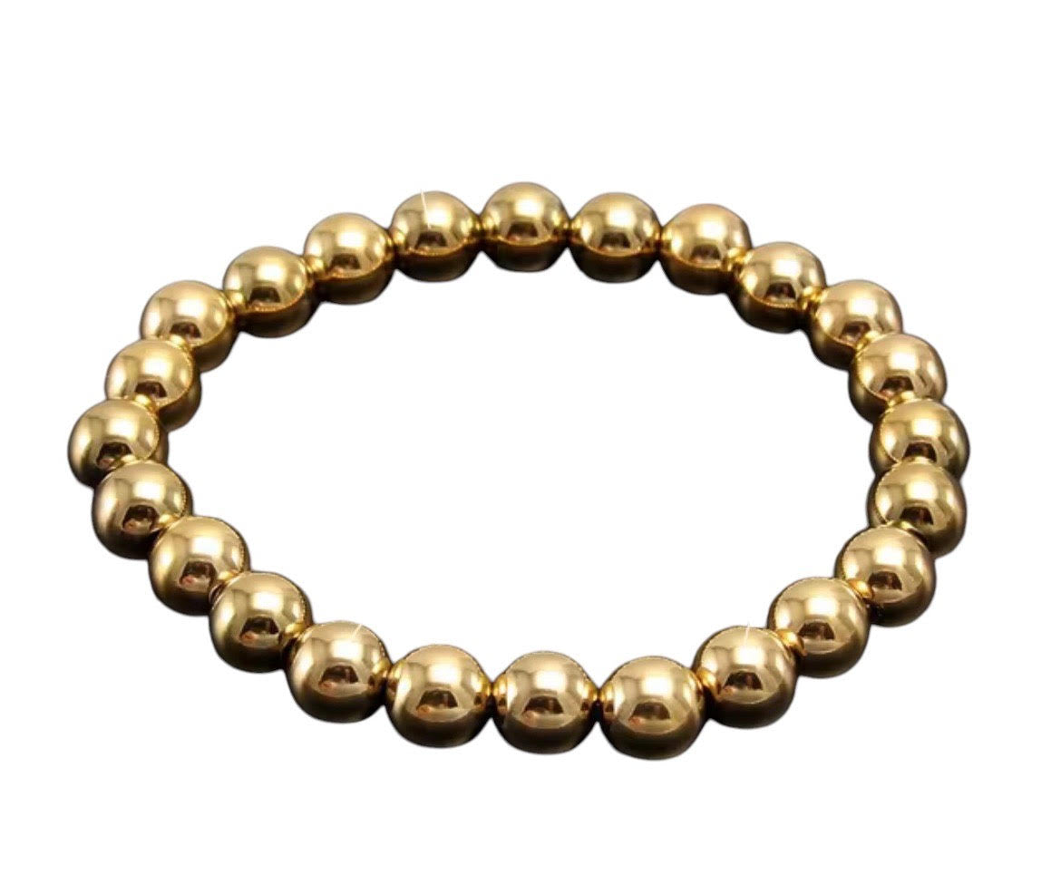 Ball Chain Chunky Stretch Charm Bracelet I Customize me!