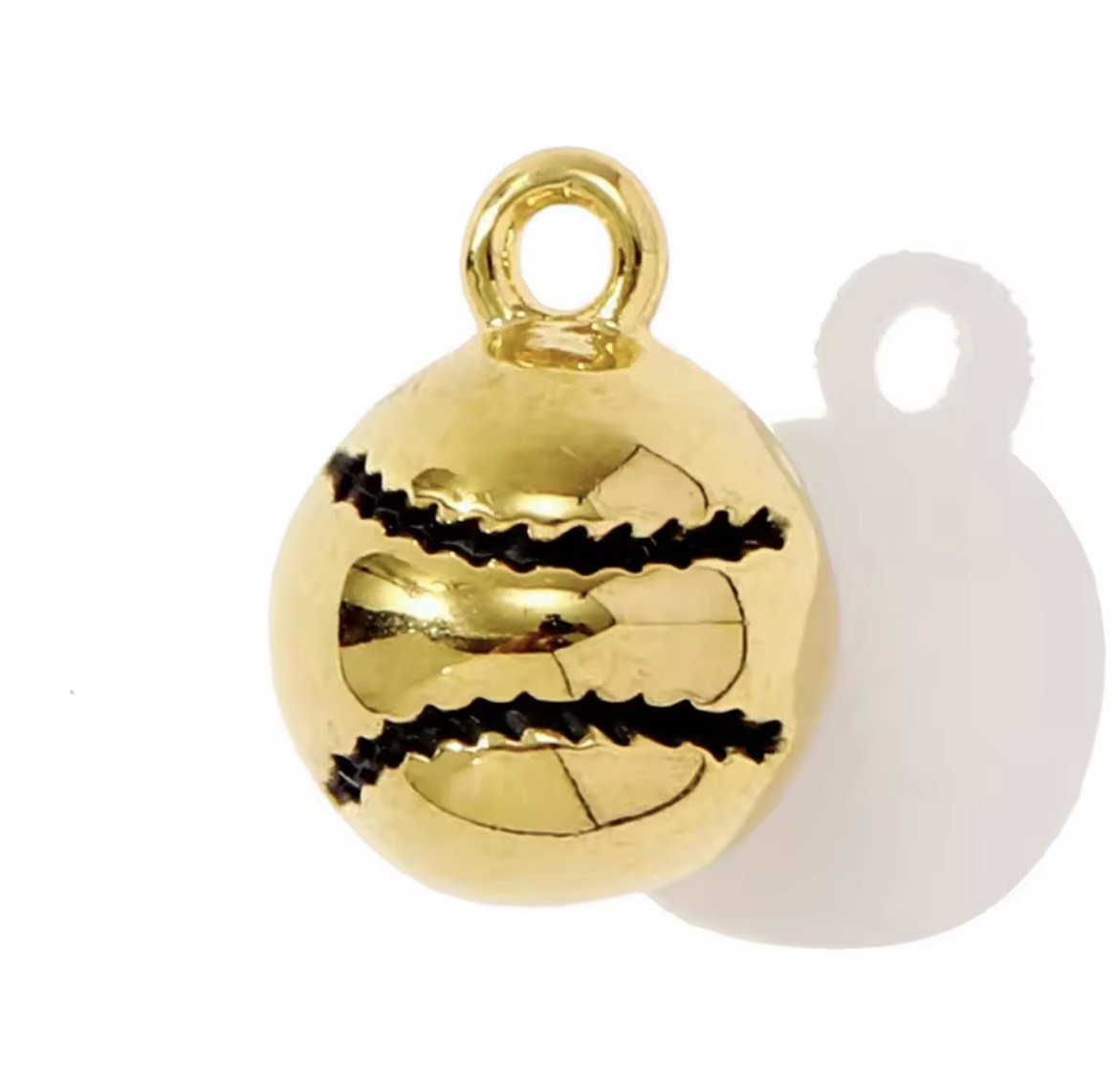 Small 3D Baseball Charm