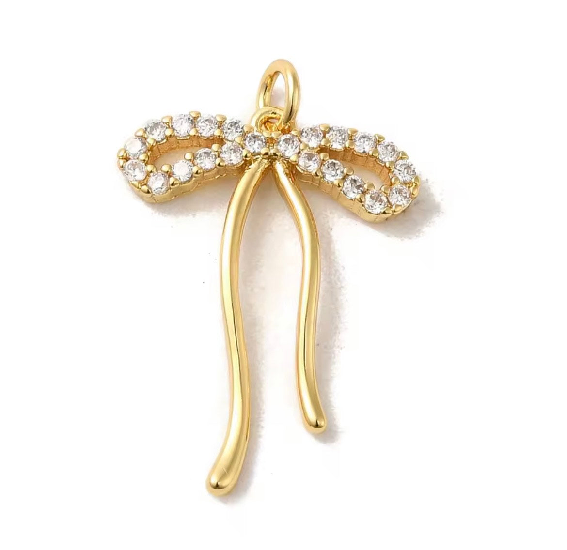 Medium Dainty Bow Charm