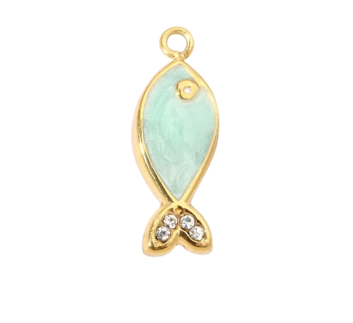 Small Blingy Fish Charm