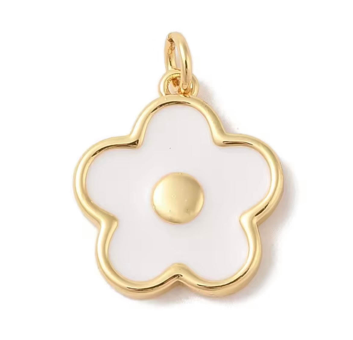 Medium Modern Daisy Charm