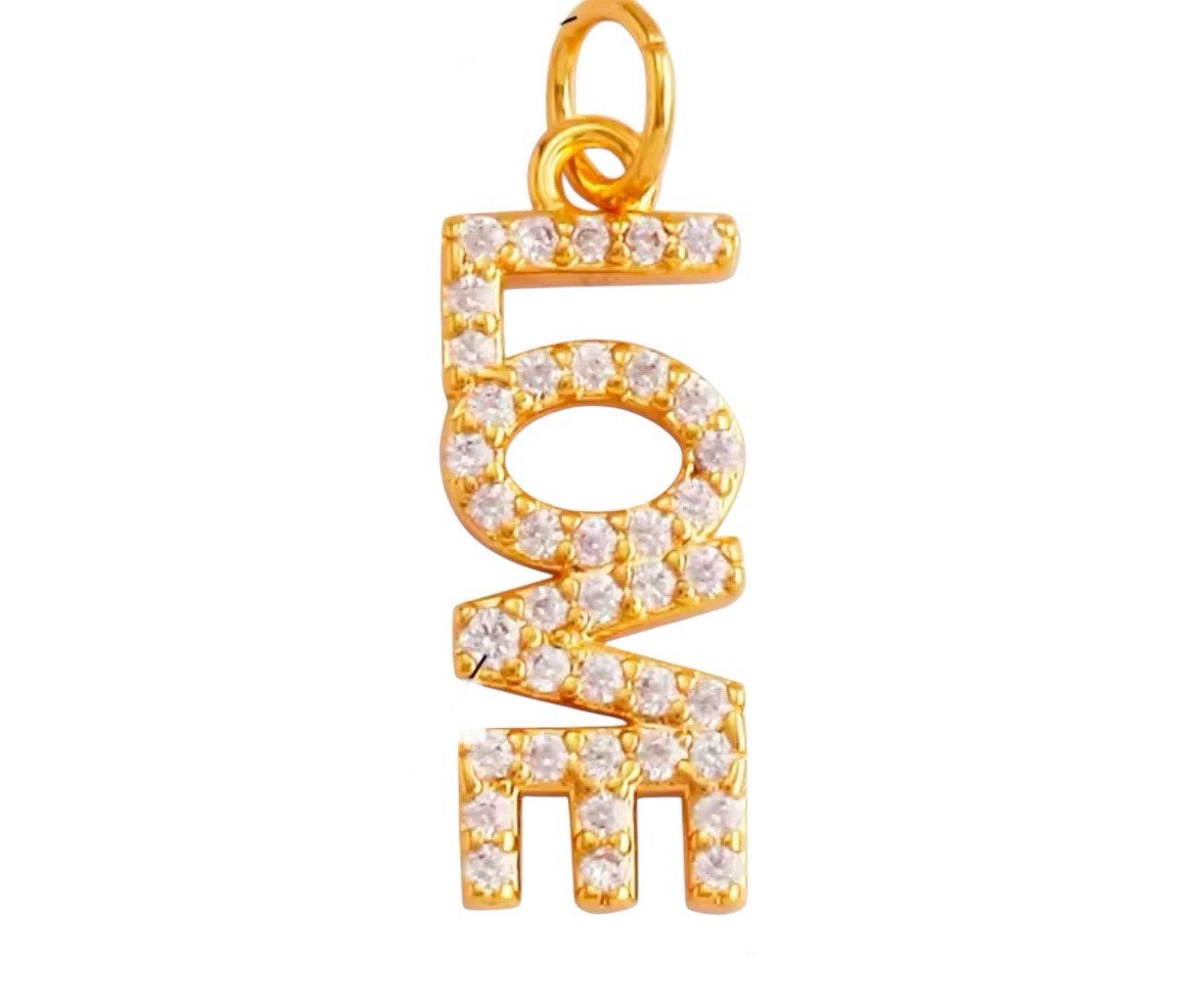 Medium LOVE Charm