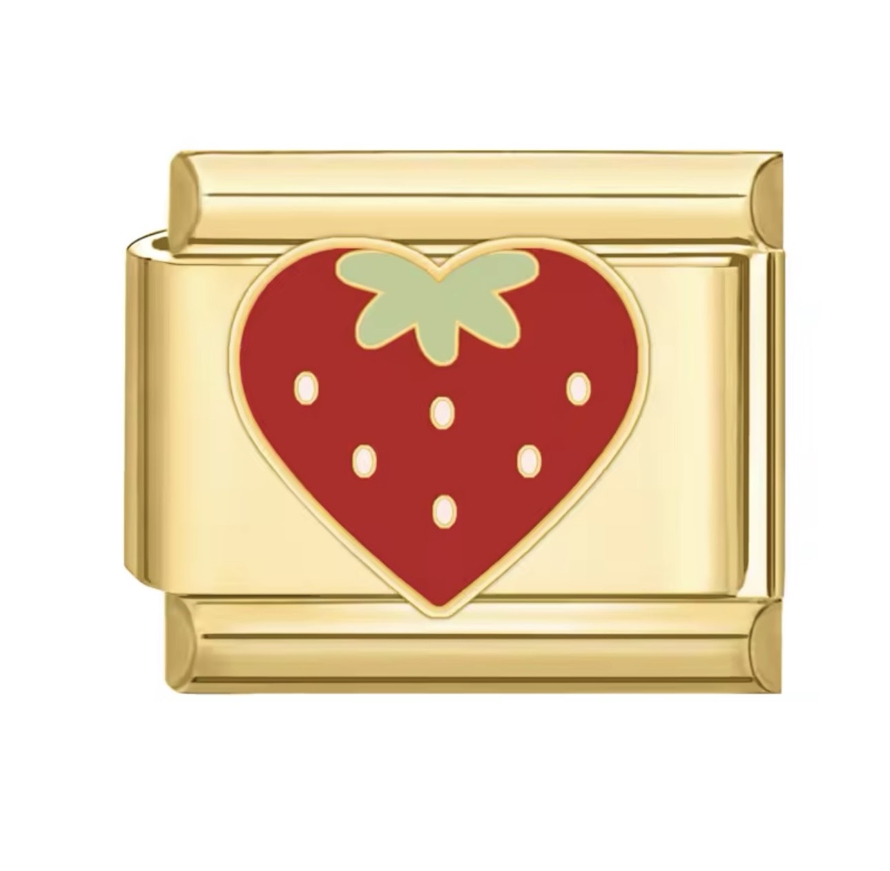 Strawberry I Charm Link