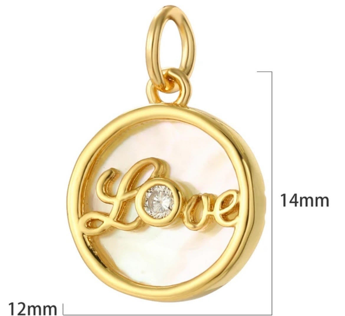 Small Round Love Charm