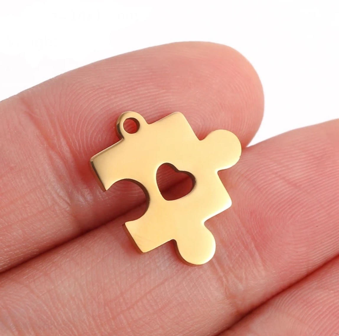 Small Puzzle Piece Charm