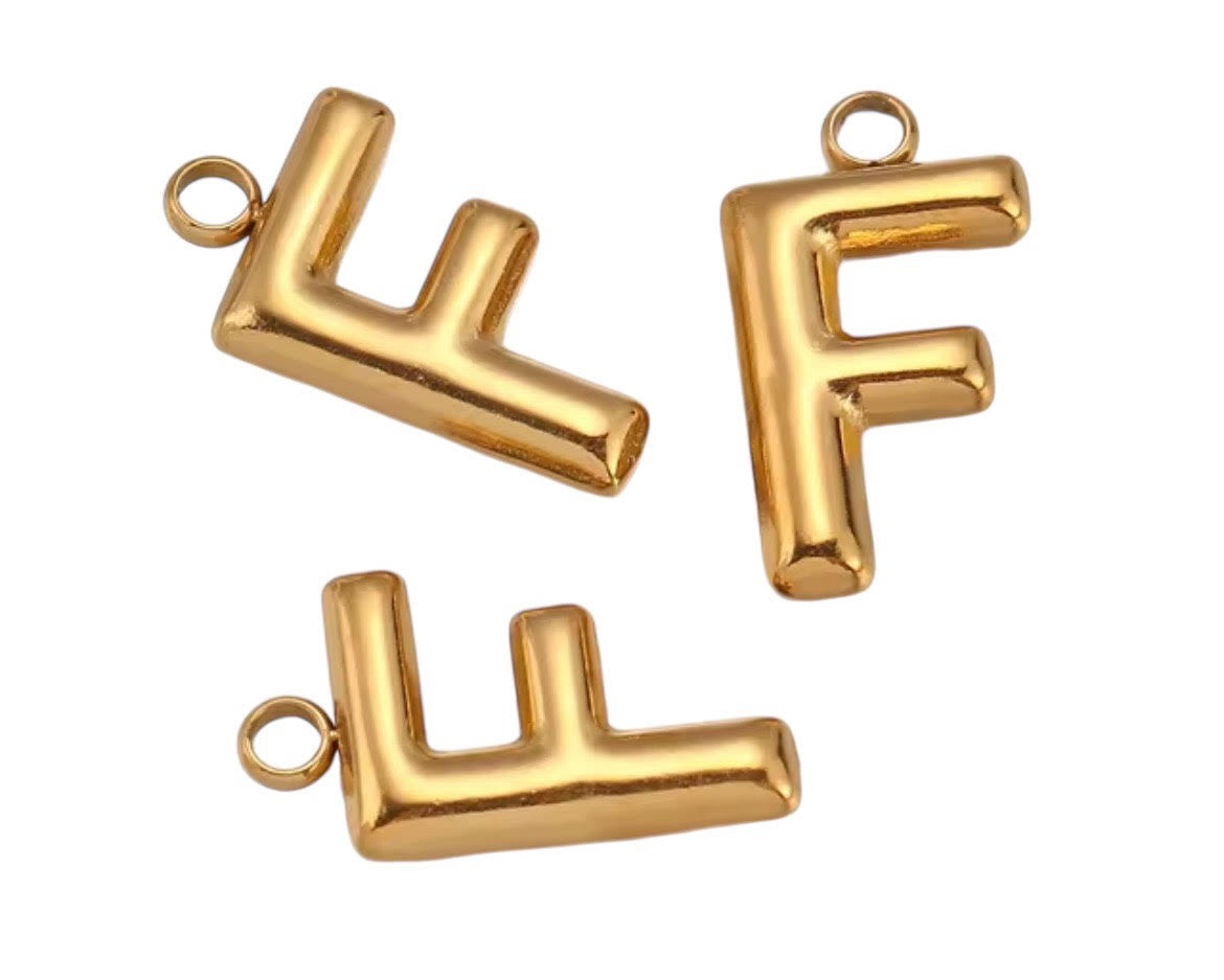 Medium Bubble Letter Charm