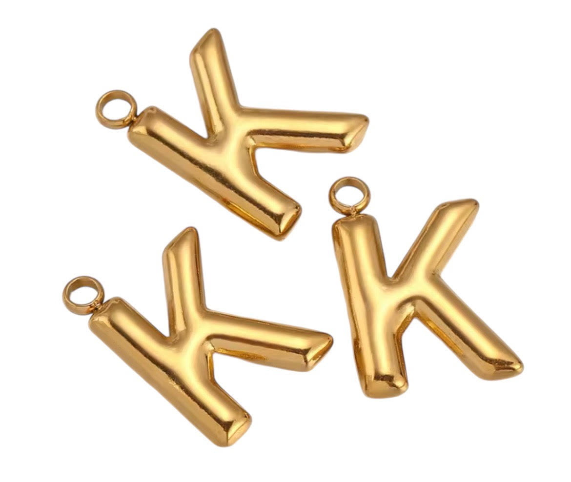 Medium Bubble Letter Charm