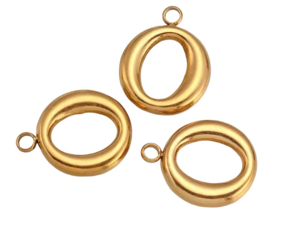 Medium Bubble Letter Charm