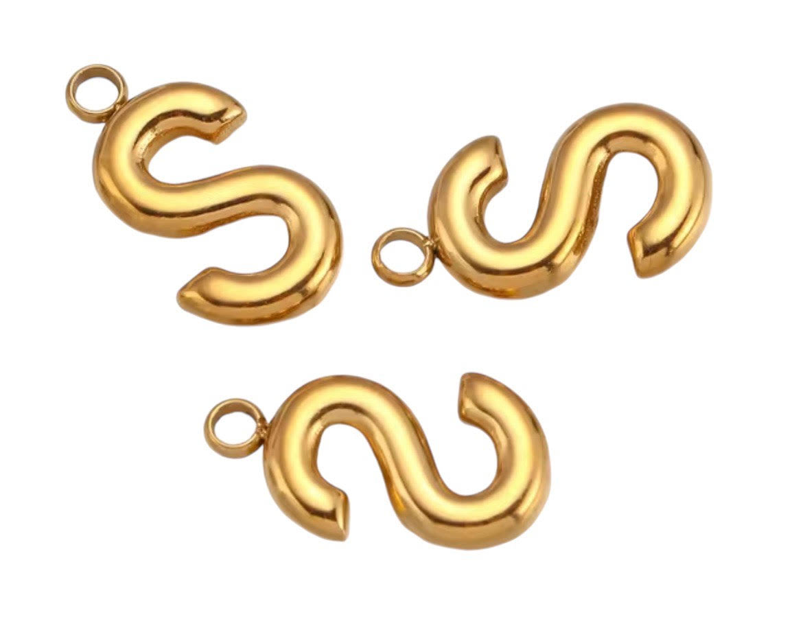 Medium Bubble Letter Charm