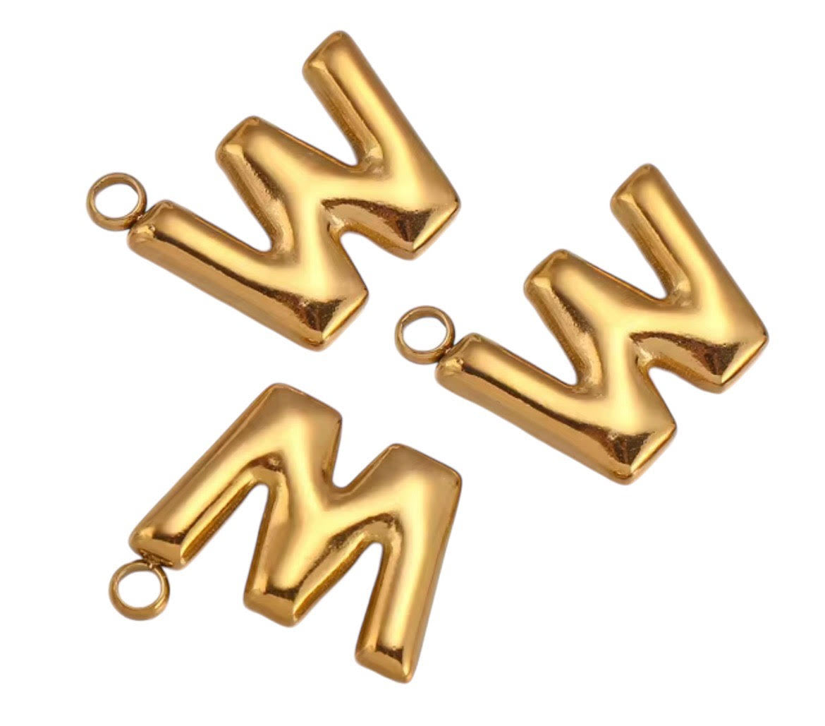Medium Bubble Letter Charm