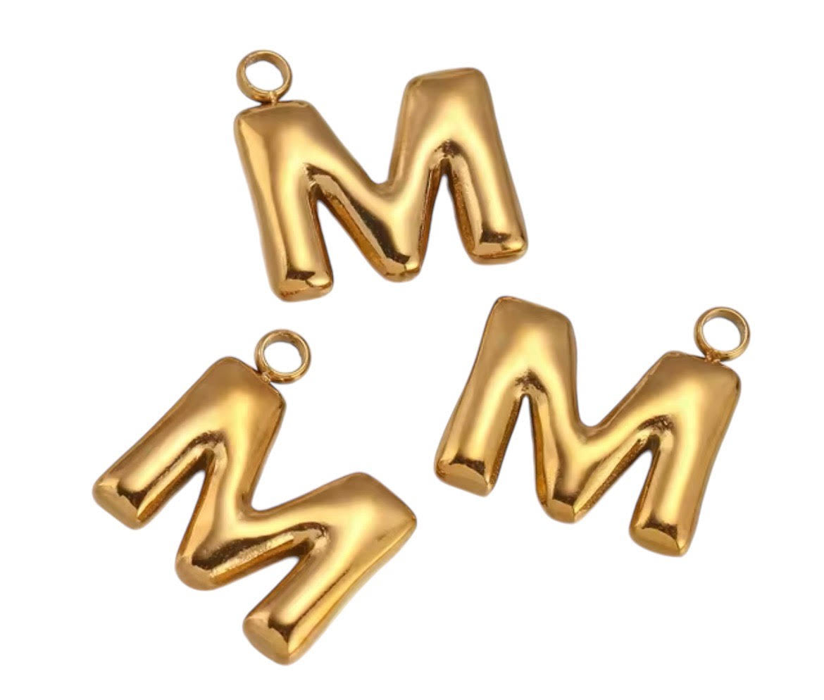 Medium Bubble Letter Charm
