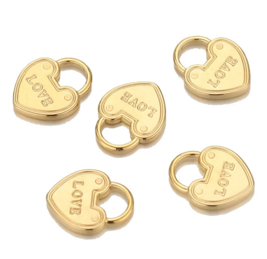 Medium Love Lock Charm