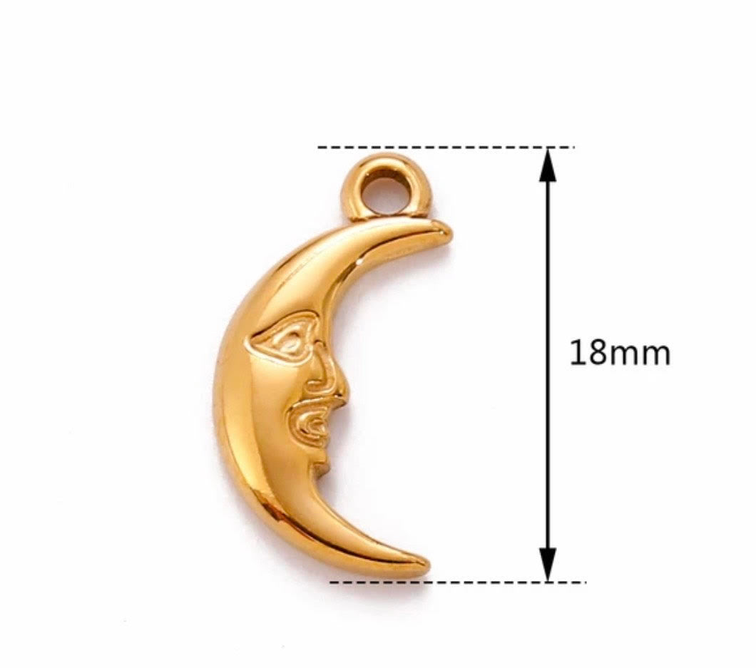 Small Moon Charm