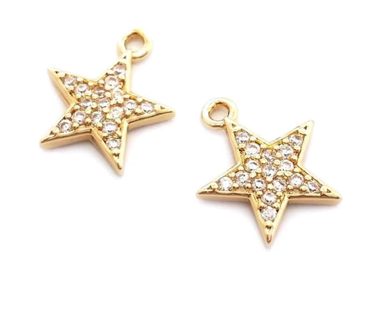 Small Bling Star Charm