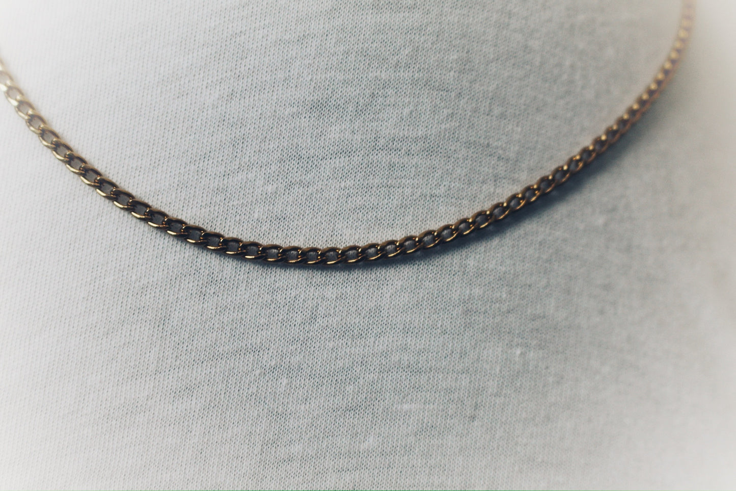 Adult Dainty Curb Chain Charm Necklace I Customize Me!