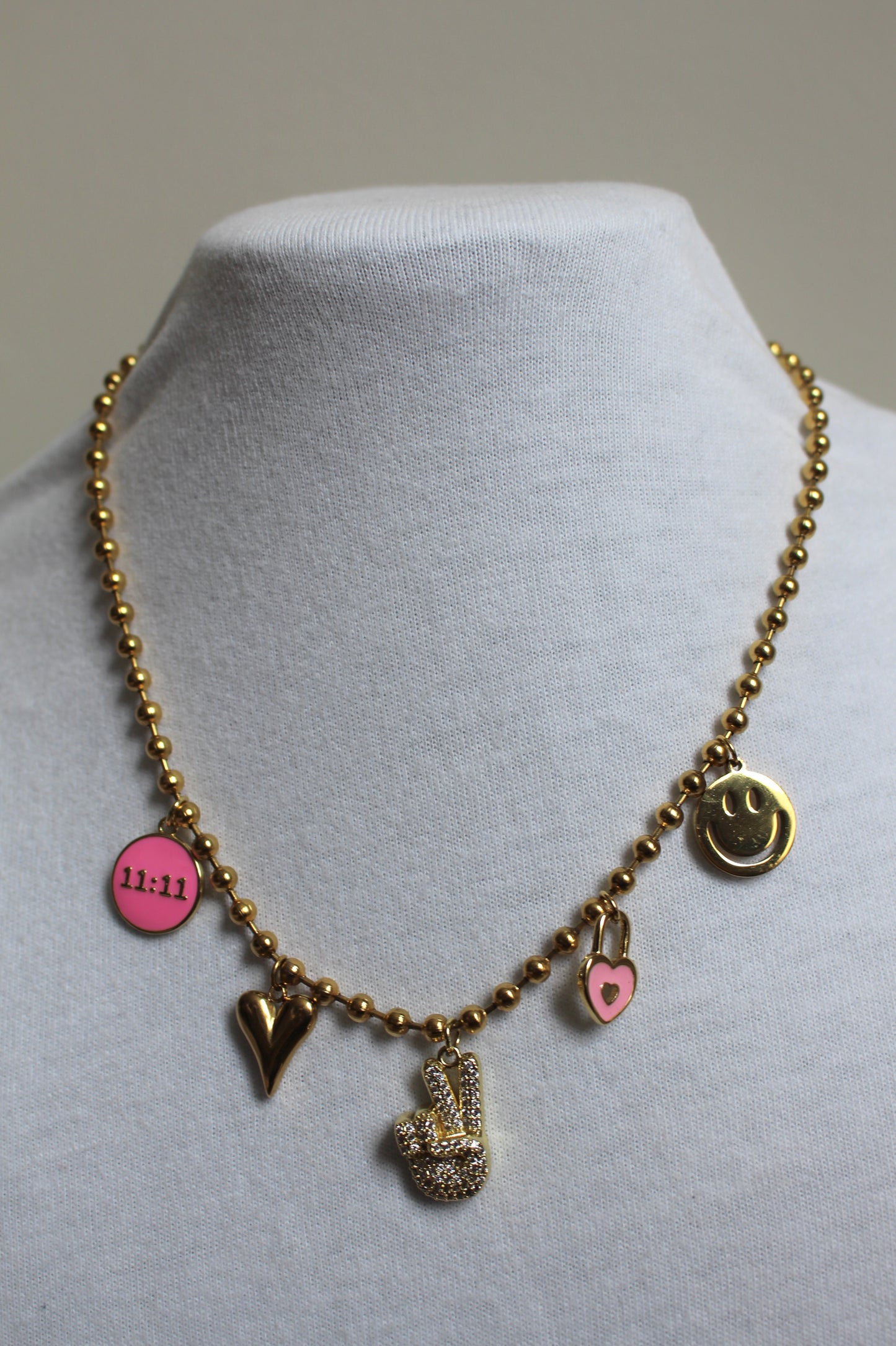 Ball Chain Charm Necklace  I Customize Me!