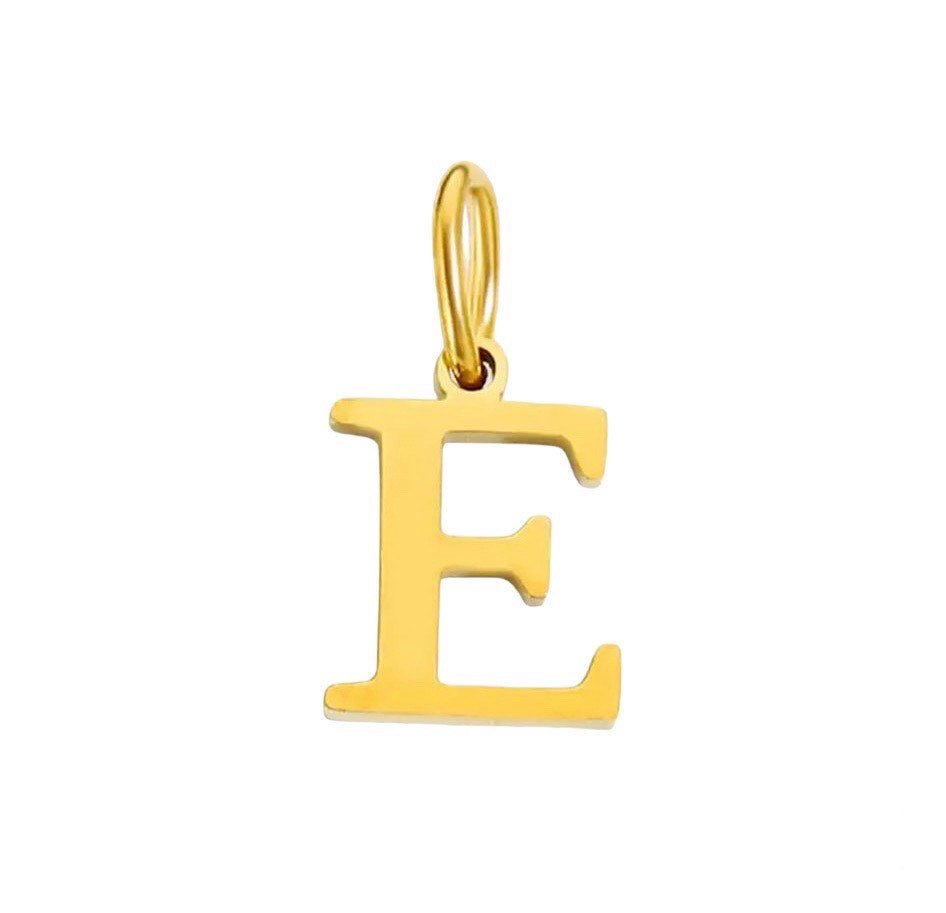 Small Block Letter Charm