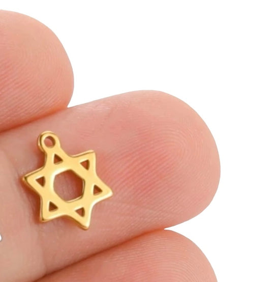 Mini Star of David Charm