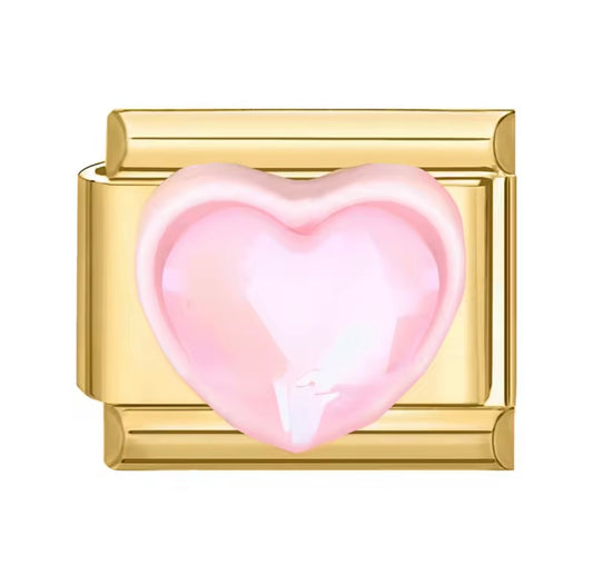 Pink Heart I Charm Link (Coming Soon)