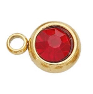 Mini Gem Stone Charm