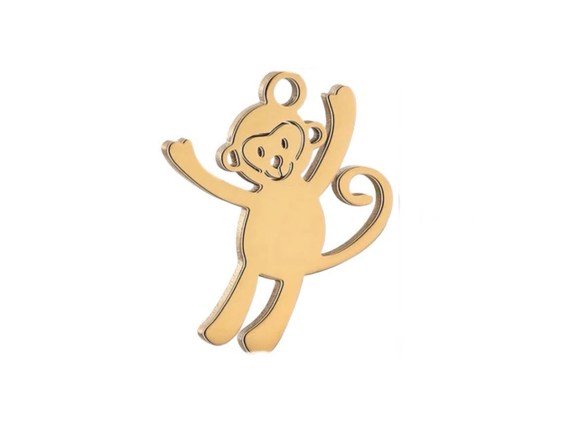 Small Monkey Charm