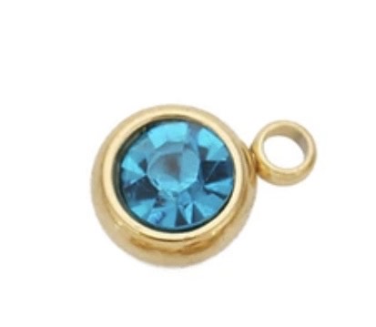 Mini Gem Stone Charm