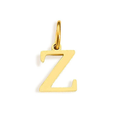 Small Block Letter Charm