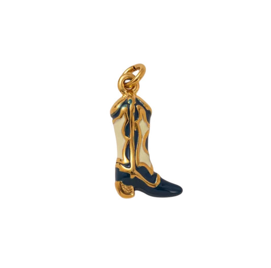 Small Enameled Boot Charm