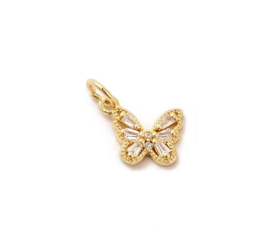 Mini Blingy Butterfly Charm