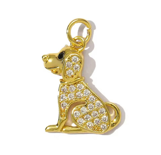 Small Blingy Barker Charm