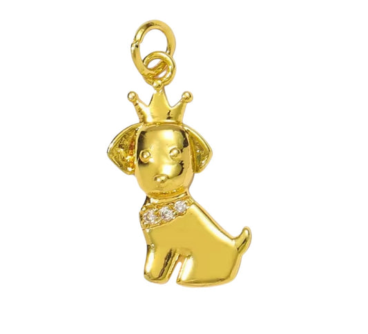 Small King Canine Charm