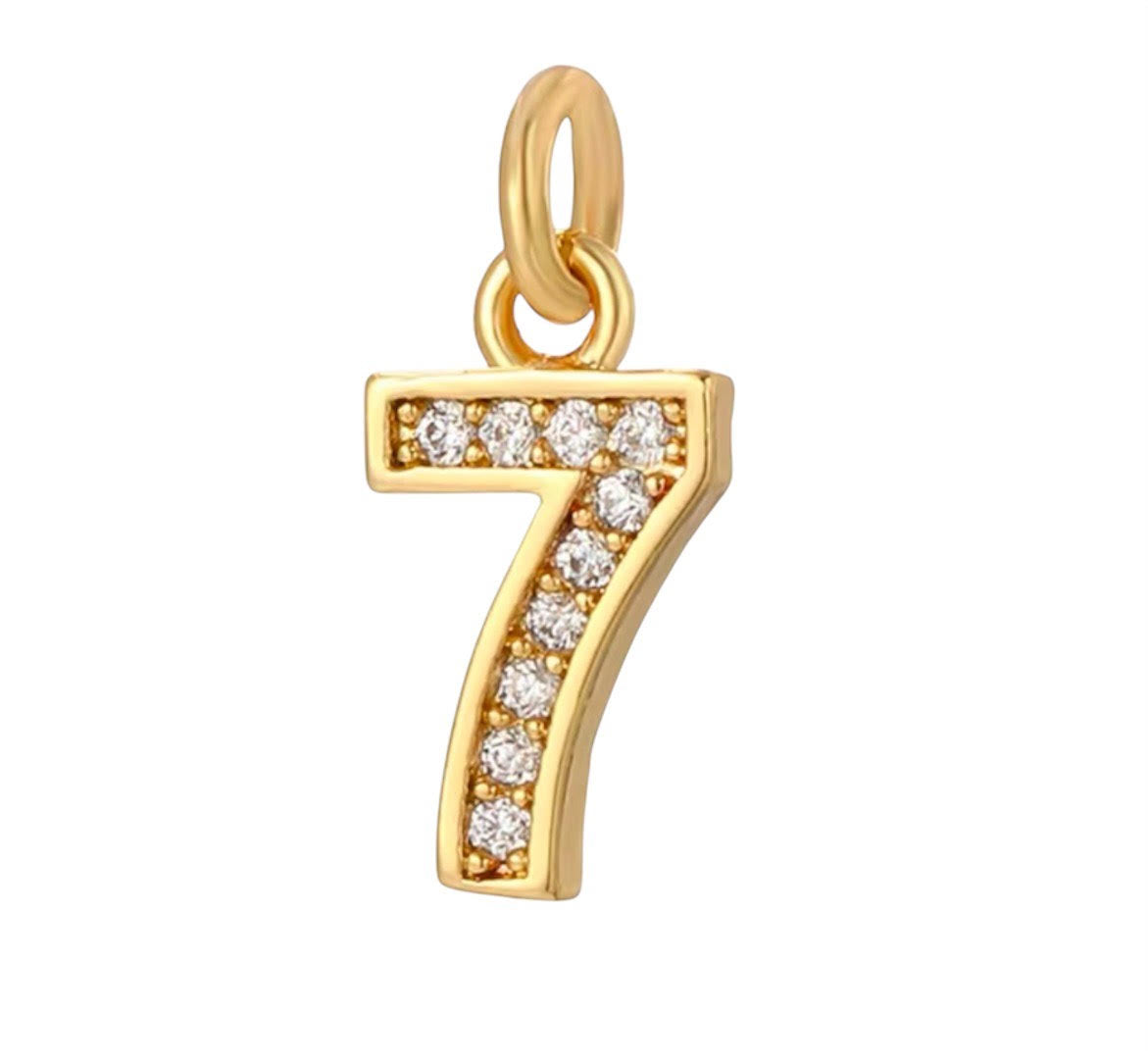 Small Bling Number Charms