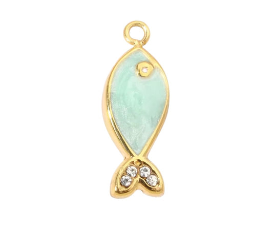 Small Blingy Fish Charm