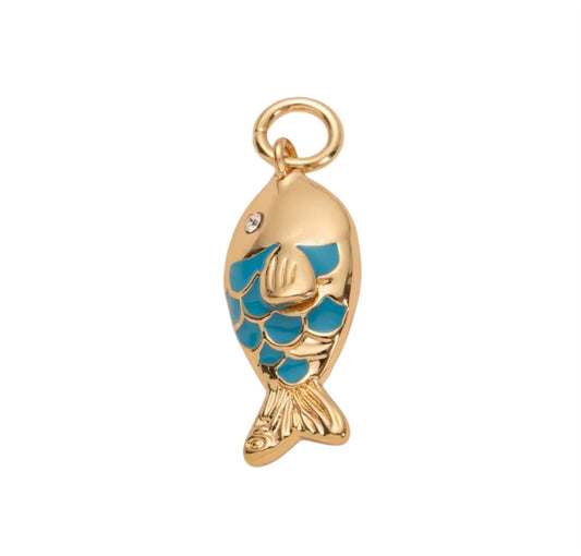 Small Scaly Fish Charm