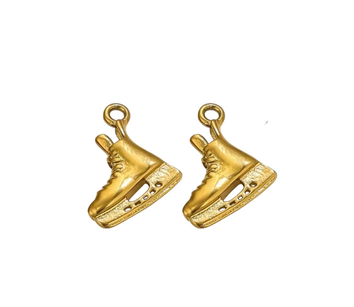 Small Hockey Skate Charm