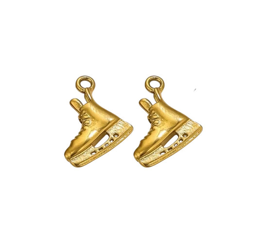 Small Hockey Skate Charm