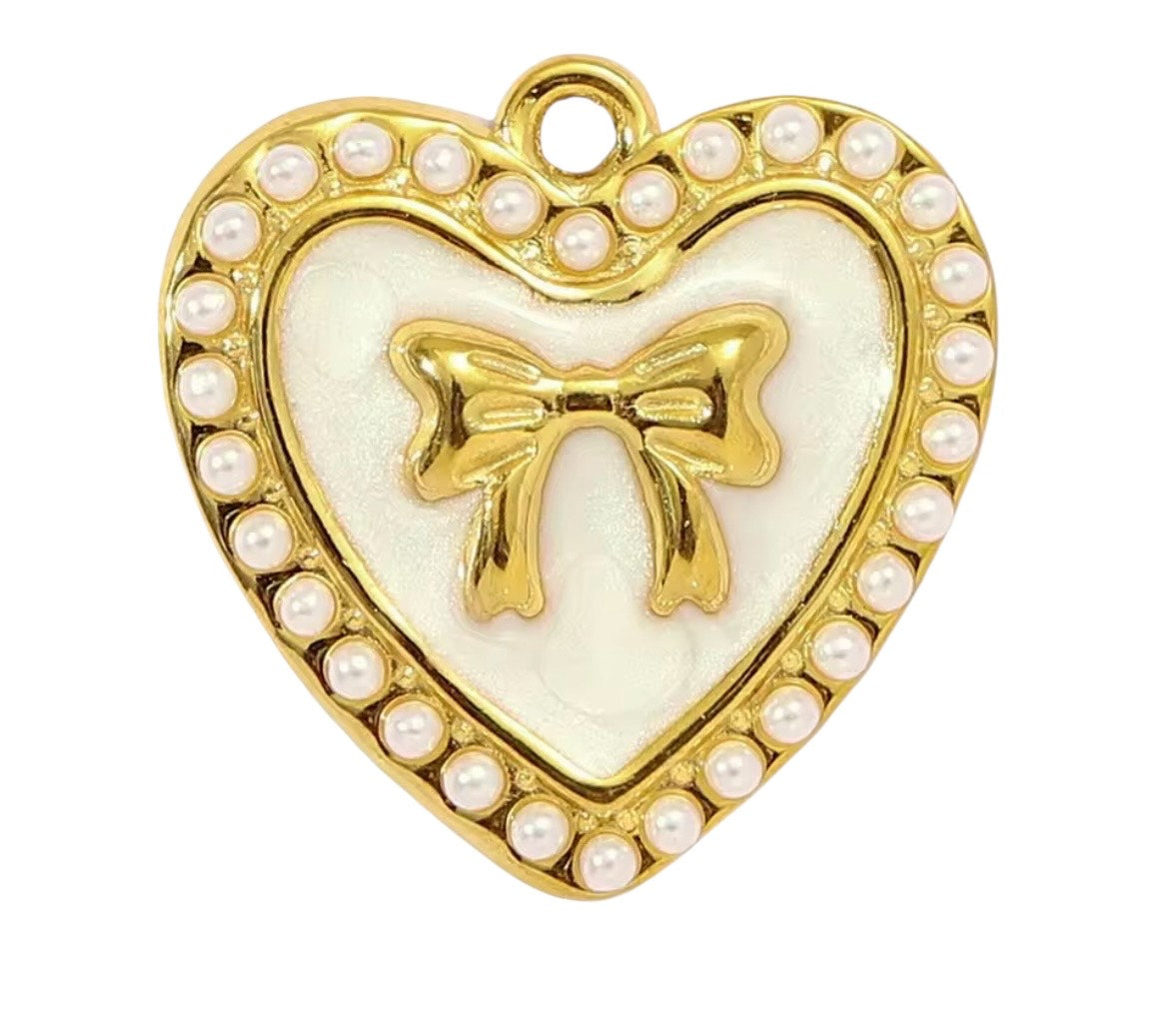 Medium Keepsake Charm I Pearl