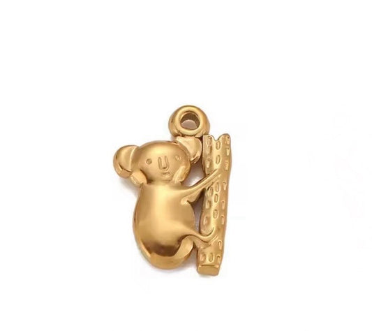 Small Solid Koala Charm