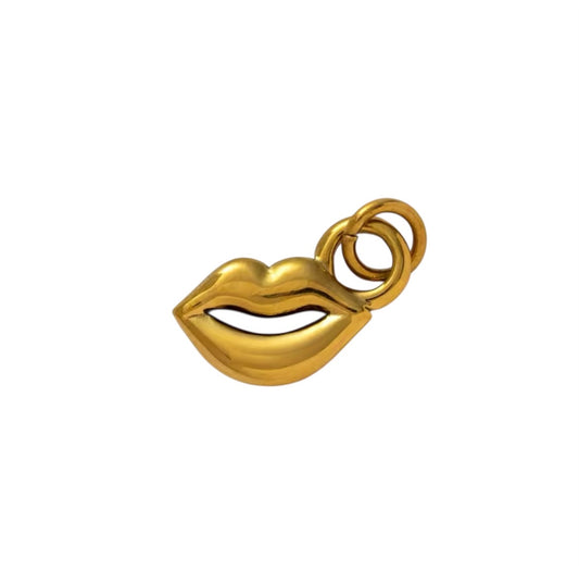 Small Solid Lips Charm