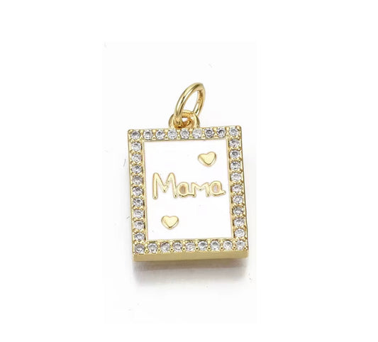 Medium Rectangle MAMA Charm