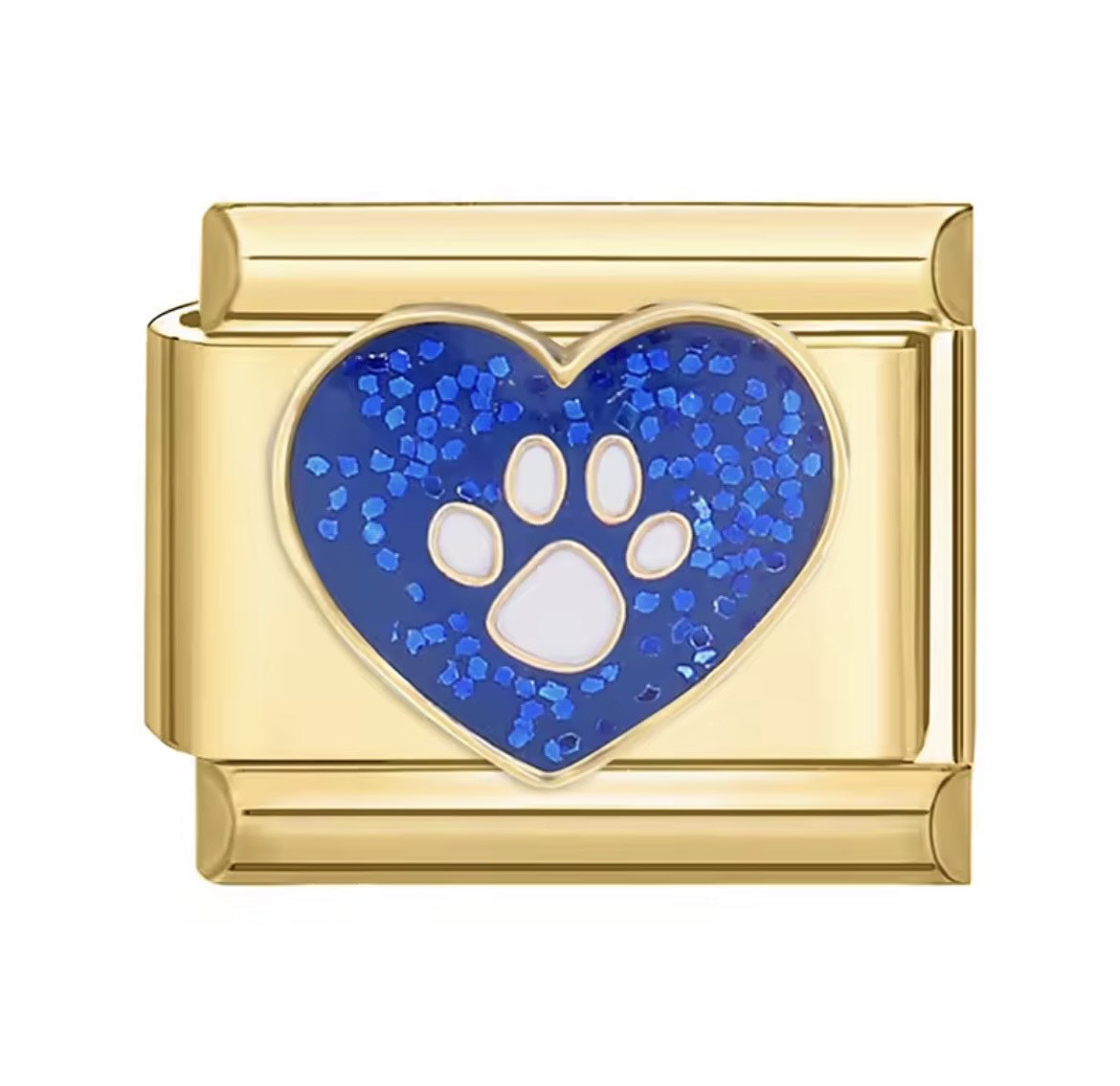 Paw Print I Charm Link